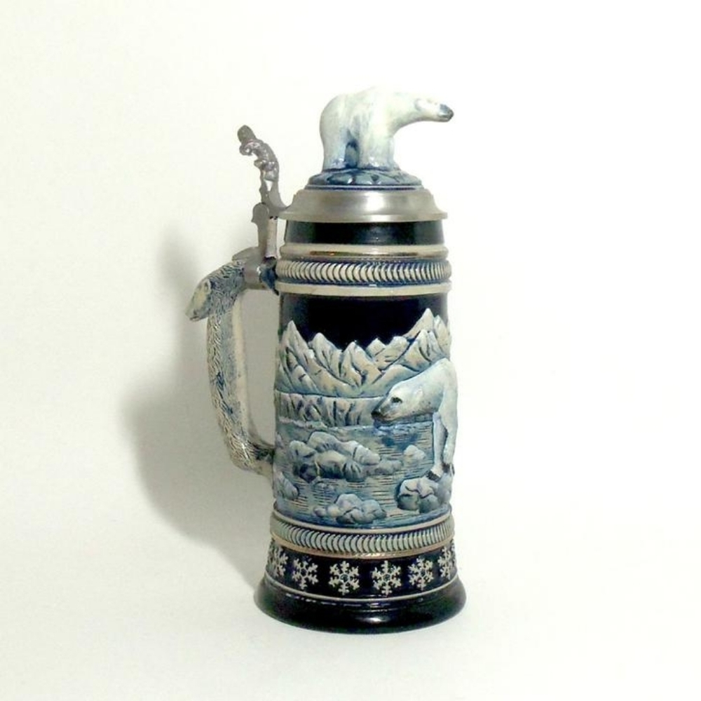 Vintage Polar Bear Beer STEIN